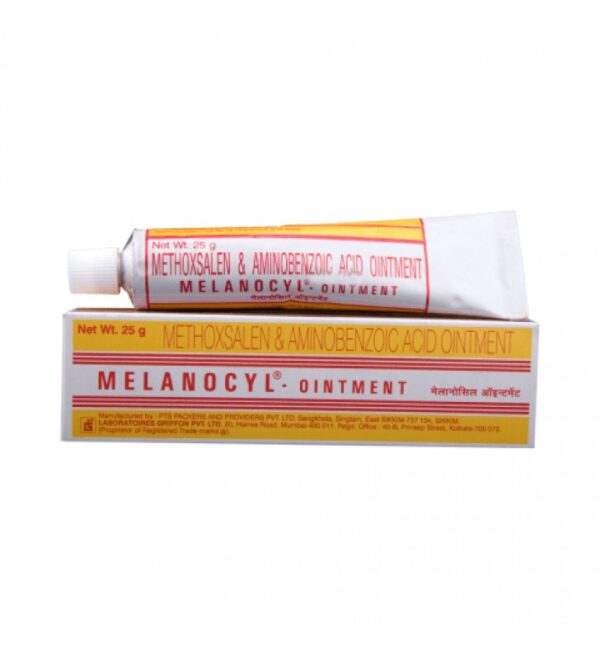 Methoxsalen (Melanocyl) 0.75% Oint Oint