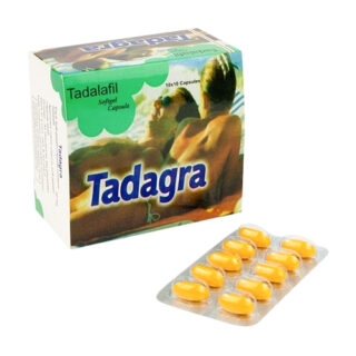 Tadalafil (Tadagra Soft gel Caps) 20 mg Tabs