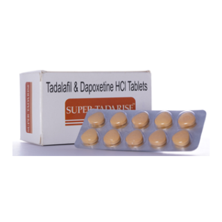Tadalafil & Dapoxetine (Super Tadarise) 20 mg + 60 mg Tablet